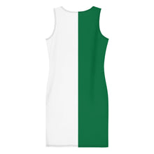 Load image into Gallery viewer, Evolution two tone Dress Green &amp; White
