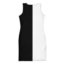 Load image into Gallery viewer, Evolution two tone Dress B&amp;W
