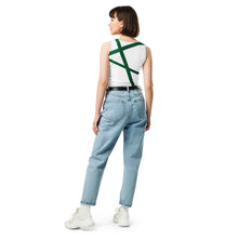 Load image into Gallery viewer, Evolution two tone Crop Top Green &amp; White
