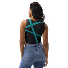 Load image into Gallery viewer, Evolution two tone Crop Top Turquoise
