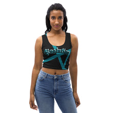 Load image into Gallery viewer, Evolution two tone Crop Top Turquoise
