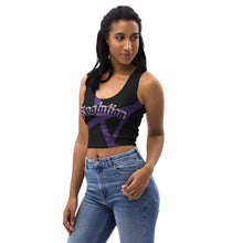 Load image into Gallery viewer, Evolution two tone Crop Top Indigo
