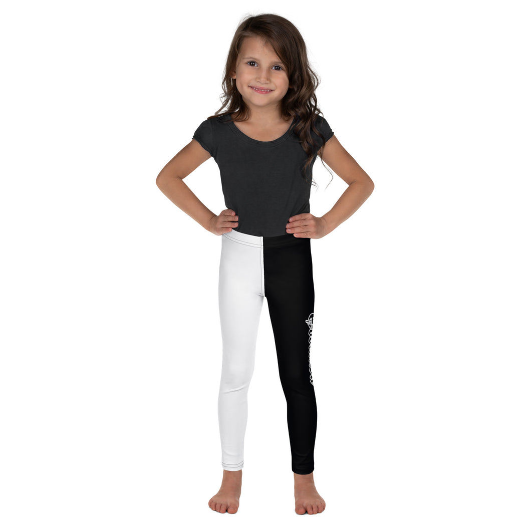 Evolution Two-tone Kid's Leggings B&W