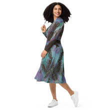 Load image into Gallery viewer, Flash long sleeve midi dress
