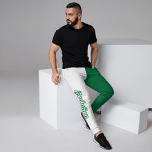 Load image into Gallery viewer, Evolution two tone Men&#39;s Joggers Green &amp; White
