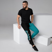 Load image into Gallery viewer, Evolution two tone Men&#39;s Joggers Turquoise
