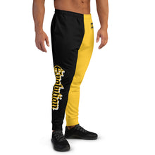 Load image into Gallery viewer, Evolution two tone Men&#39;s Joggers Yellow
