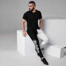 Load image into Gallery viewer, Evolution two tone Men&#39;s Joggers B&amp;W
