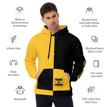 Load image into Gallery viewer, Evolution two tone Unisex Hoodie Yellow
