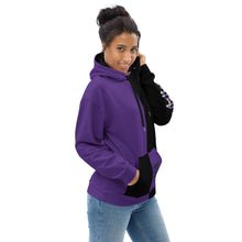 Load image into Gallery viewer, Evolution two tone Unisex Hoodie Indigo
