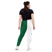 Load image into Gallery viewer, Evolution Women&#39;s Joggers two-tone green &amp; white
