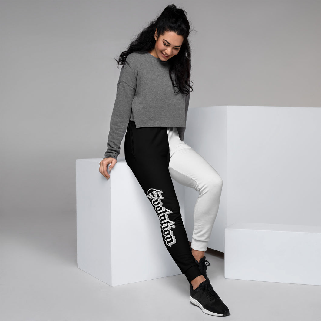 Evolution two-tone Women's Joggers B&W