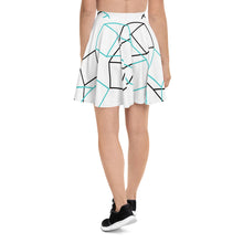 Load image into Gallery viewer, Starburst Skater Skirt turquoise
