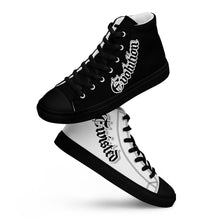 Load image into Gallery viewer, Twisted Evolution Men’s high top two-tone -B&amp;W
