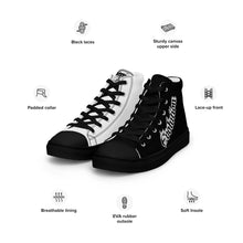 Load image into Gallery viewer, Twisted Evolution Men’s high top two-tone -B&amp;W
