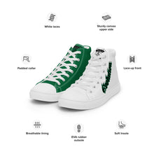 Load image into Gallery viewer, Twisted Evolution Men’s high top two-tone -green and white
