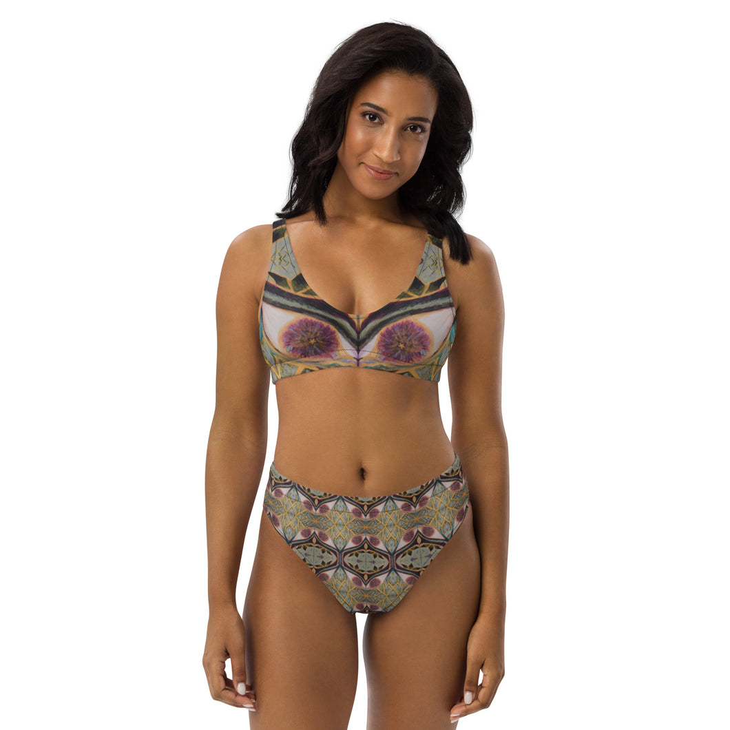 Dragon Eye Recycled high-waisted bikini