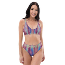 Load image into Gallery viewer, Light Cascade Recycled high-waisted bikini
