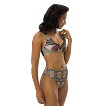 Load image into Gallery viewer, Dragon Eye Recycled high-waisted bikini
